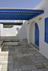 Paros Greece vacation home exterior